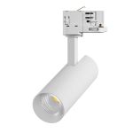 Noxion LED Tracklight 3-Phase Ecowhite Aluminium White 10W 920lm 36D - 840 Cool White