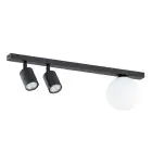 Emibig Ceiling Light Baster Steel Black | Suitable for 2x GU10 - Max 8W, 1x E14 - Max 10W