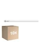 Multipack 10x Philips MASTER LED T8 (EM/Mains) Ultra Output 20W 3400lm - 830 Warm White | 150cm - Replaces 58W